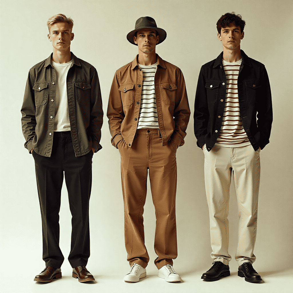 Casual weekend look styling